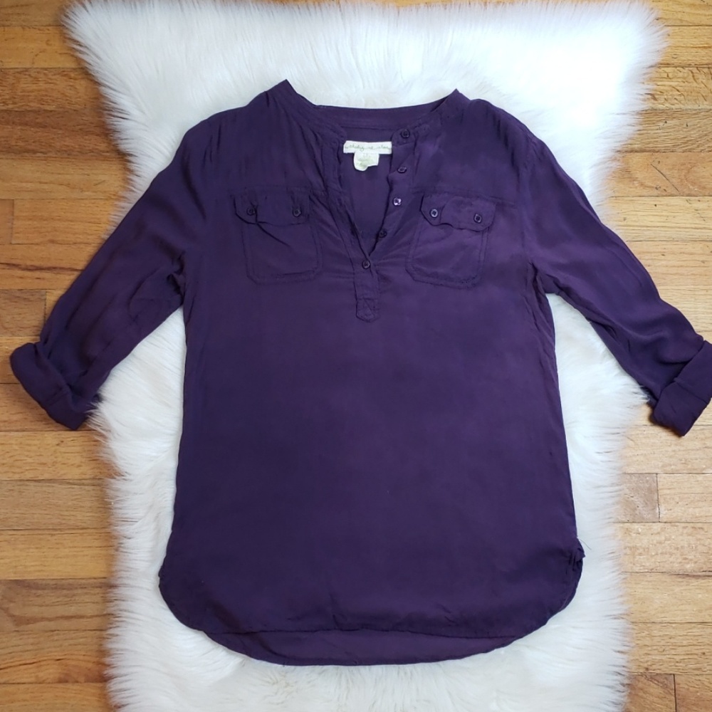 Anthro Staring at Stars Henley Tunic